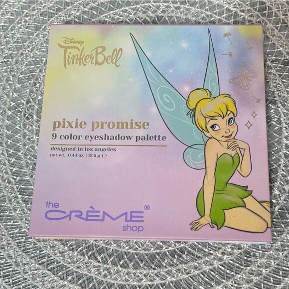 The crème Shop Disney Tinker Bell Eye Shadow Palette and Face Mask NWT - Picture 4 of 9